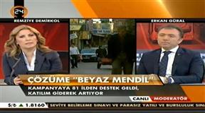 TÜGİK Genel Başkanımız Sn.Erkan GÜRAL, Kanal 24 TV’de canlı yayına katıldı 19.03.2013