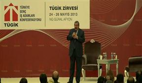 Sanko Holding Başkanı Abdülkadir Konukoğlu TÜGİK Zirvesine onur konuğu olarak katıldı.