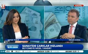 TÜGİK Genel Başkanı Sn. Erkan GÜRAL A Haber TV' de canlı yayına katıldı