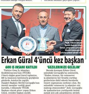 Erkan Güral 4'üncü kez başkan.