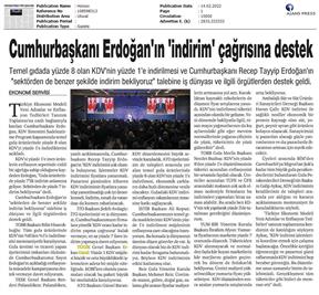 Cumhurbaşkanı Erdoğan'ın 'indirim' çağrısına destek.